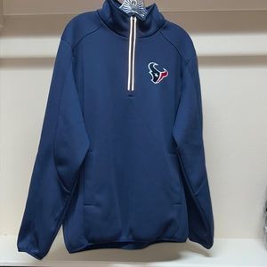 Texans quarter zip mens